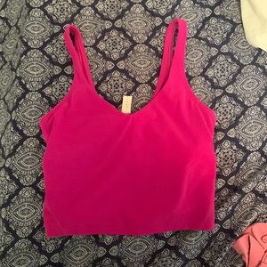 Lululemon ripened raspberry align tank